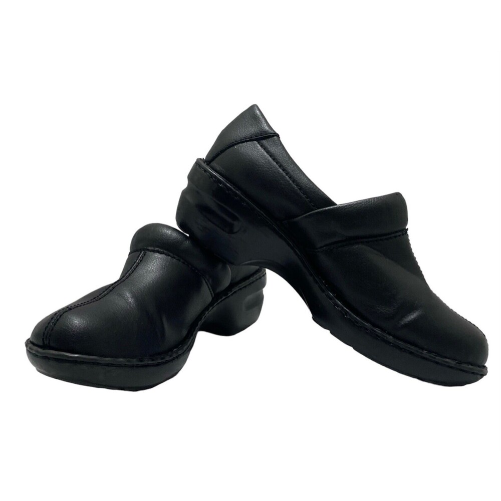 Merona Women’s Slip On Clogs Black Synthetic Shoe Size 9.5